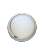 10-24-oz Lid PS White Dome Sipper Recyclable