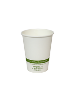 8-oz White Paper/PLA Hot Cup