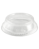Raised Lid No Straw Slot Fits 10-24oz Cold Cups