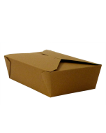 #3 Eco-Box Kraft Paper Take Out Box