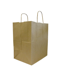 14x10x15.7 Nat Kraft Shopping Bag w/Handle