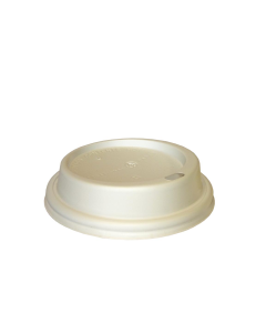 8-oz PS White Dome Sip Lid
