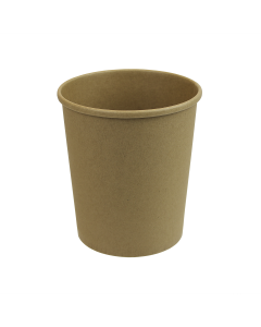 32-oz COMBO Kraft Round Paper Food Container w/Lid