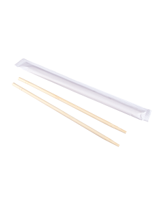 9" Chopsticks Bamboo Paper Wrapped