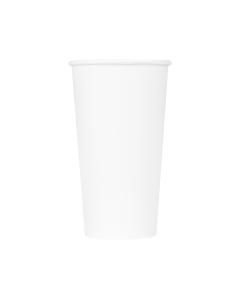 20-oz Hot Cup Poly Lined White Paper Unprinted
