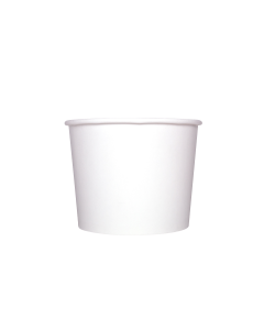 16-oz Double Poly Paper Cold/Hot Container PP White
