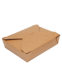 #8 Eco-Box Kraft Paper Take Out Box