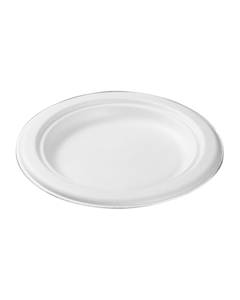 10" Plate Heavy Weight Fiber Round White
